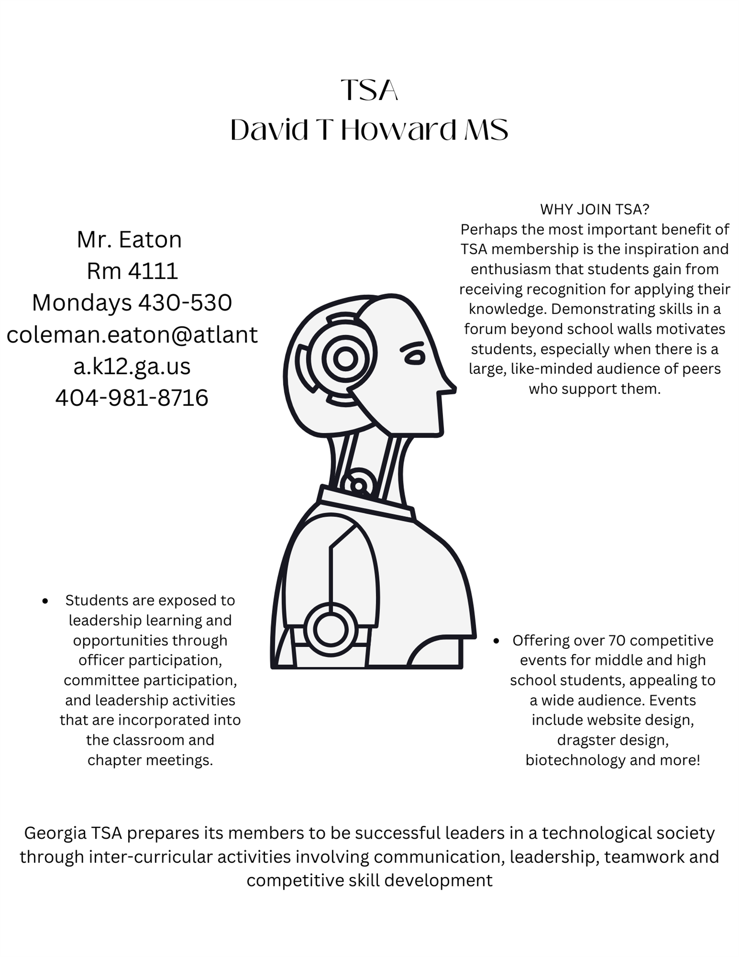 Technology Students Association info